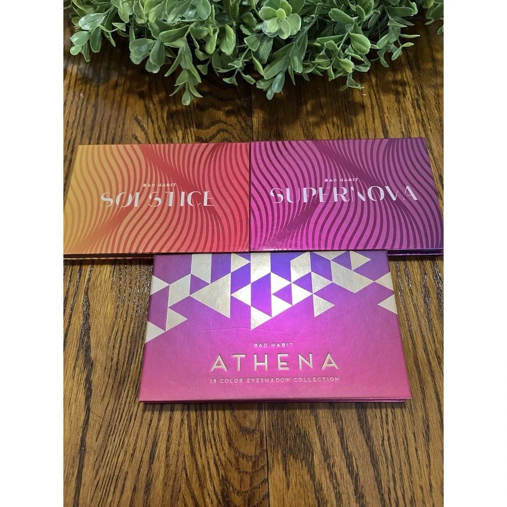 BAD HABIT Solstice, Athena,‎ Supernova  3 Color Collection Eyeshadow Palettes